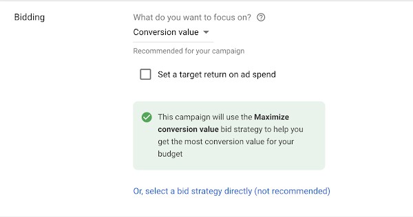Maximize Conversion Value with Smart Bidding