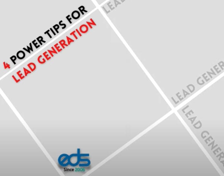 4 POWER TIPS FOR LEAD GENERATION