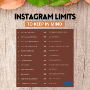Instagram Limits to Keep in mind