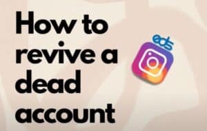How to revive your dead account?