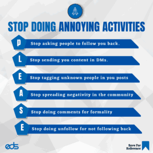 Stop Doing Annoying Activities