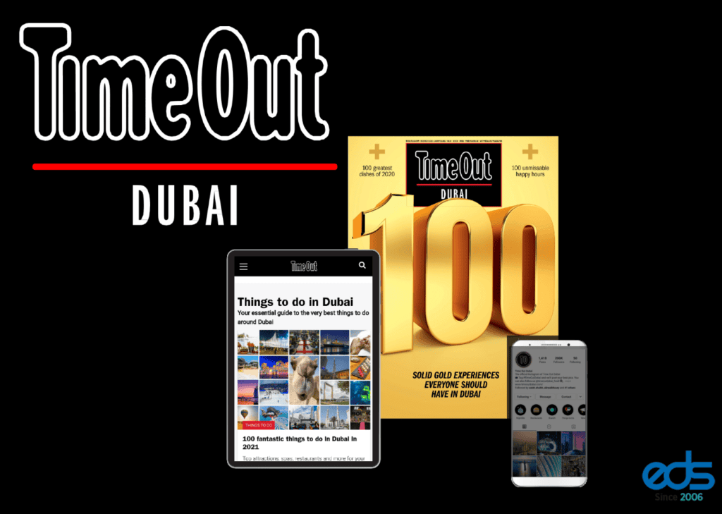 Advertising opportunities in Timeout Dubai