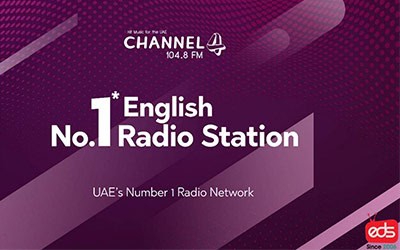 Advertise on Channel 4 104.8 FM Radio, Hit Music for the UAE