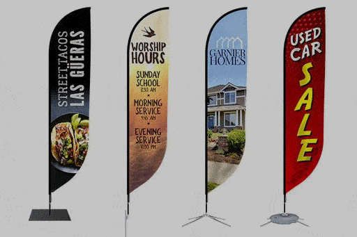 Flags Advertising in Dubai UAE, Feather, Angles, Teardrop, Rectangle Flags