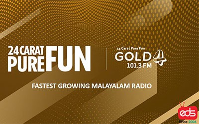 Advertise On Gold 101.3 FM Radio, Fastest Growing Malayalam Radio