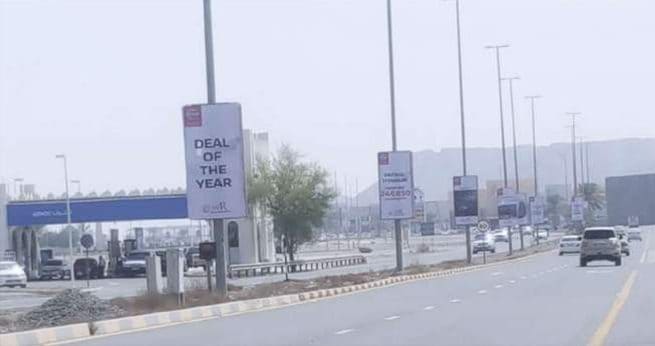 Lamppost Advertising in Fujairah