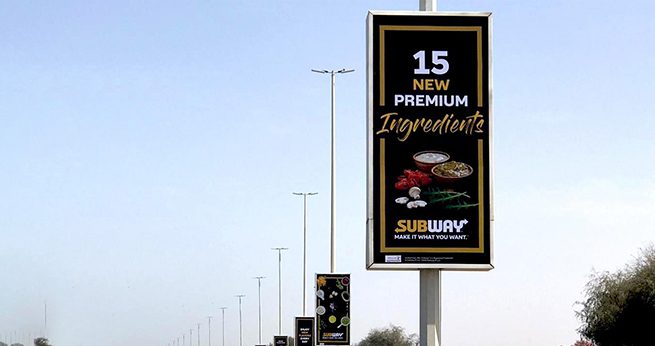 Lamppost Advertising in Ras Al Khaimah