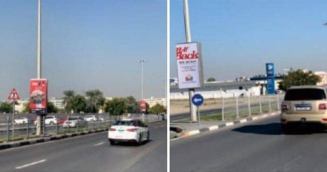 Lamppost Advertising in Sharjah