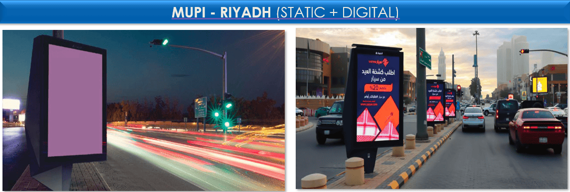 MUPI ADVERTISING RIYADH SAUDI ARABIA