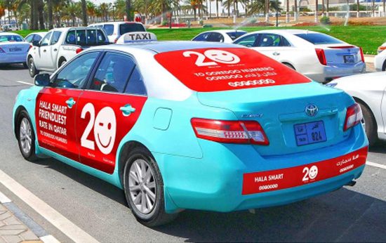 TAXI ADVERTISING IN AL AIN