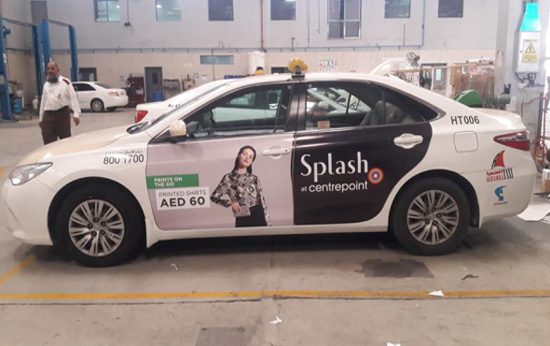 TAXI ADVERTISING IN RAS AL KHAIMAH