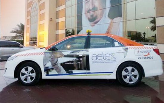 TAXI ADVERTISING IN SHARJAH