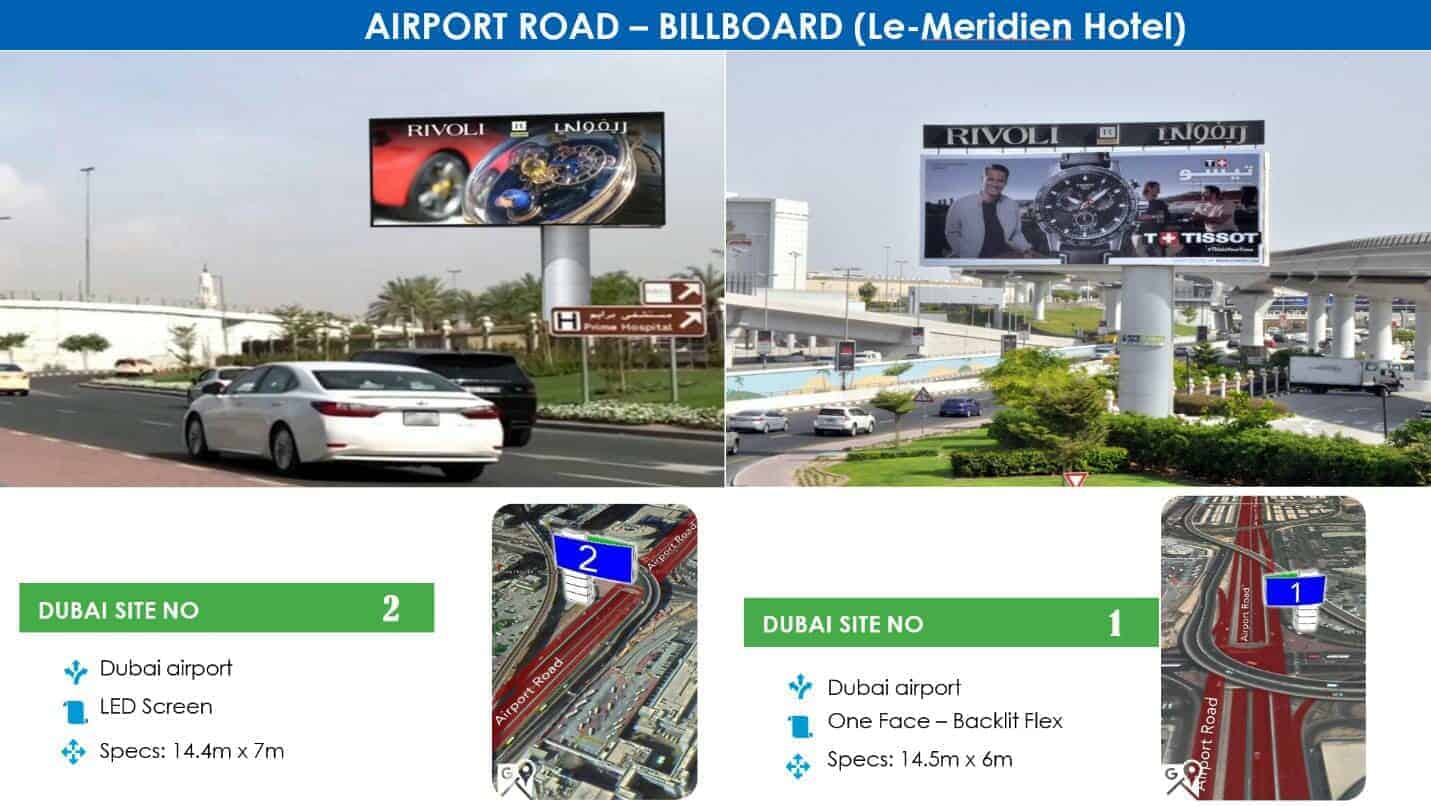 Airport Road Dubai Advertising Opportunities