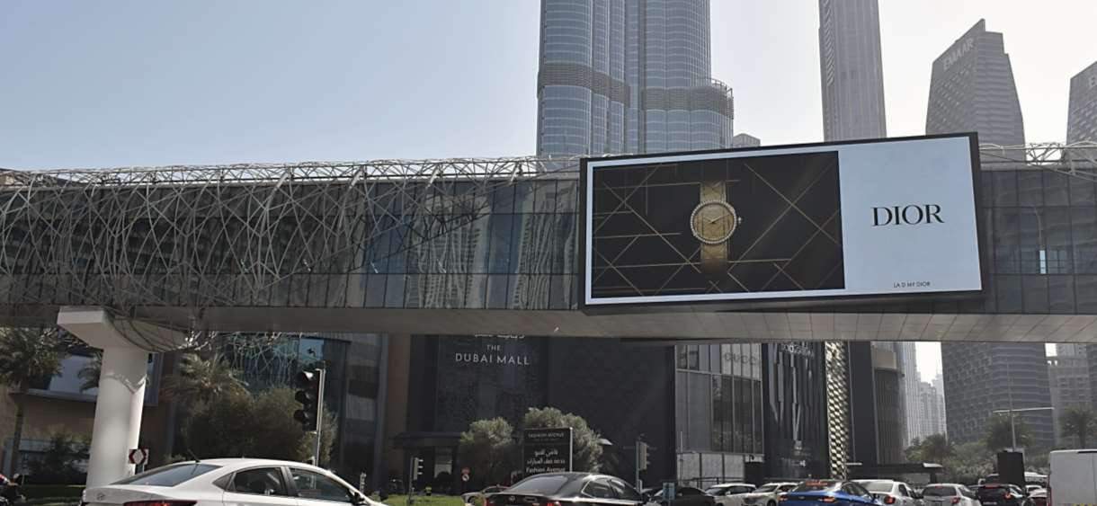 Downtown Dubai Advertising, Home to Burj Khalifa, Dubai Mall and Dubai Fountain