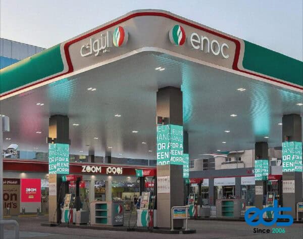 ENOC Petrol Station Advertising in Dubai, UAE