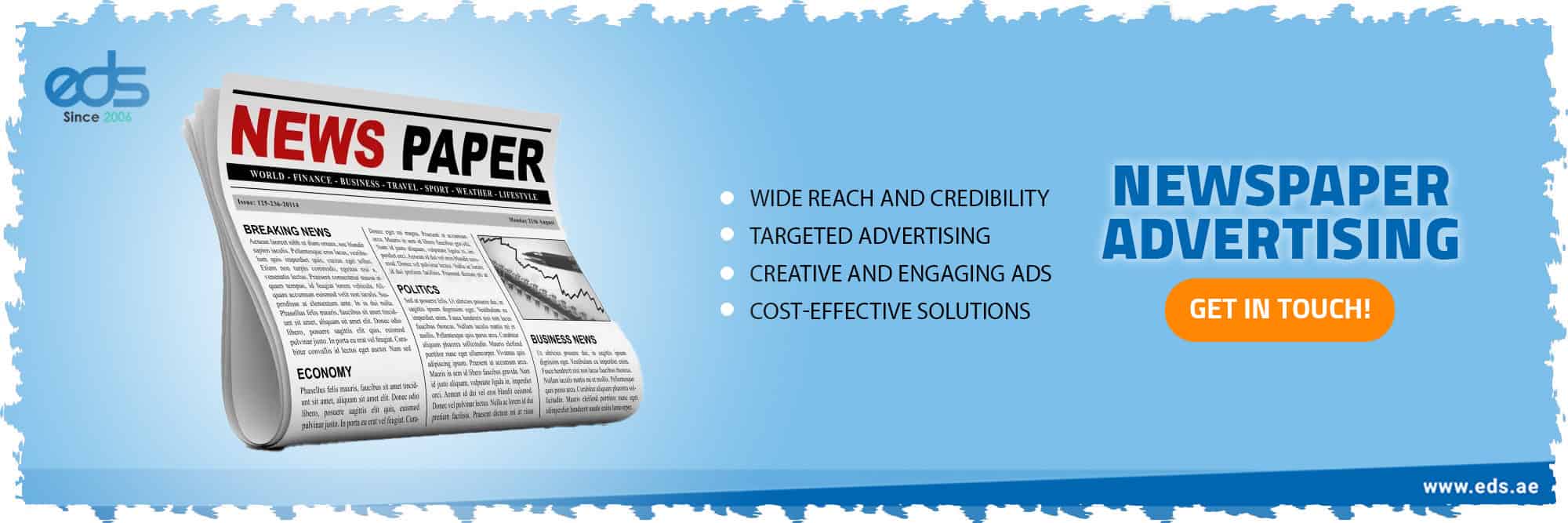 Leading Newspaper Advertising Company in Dubai, UAE | Maximize Your Reach