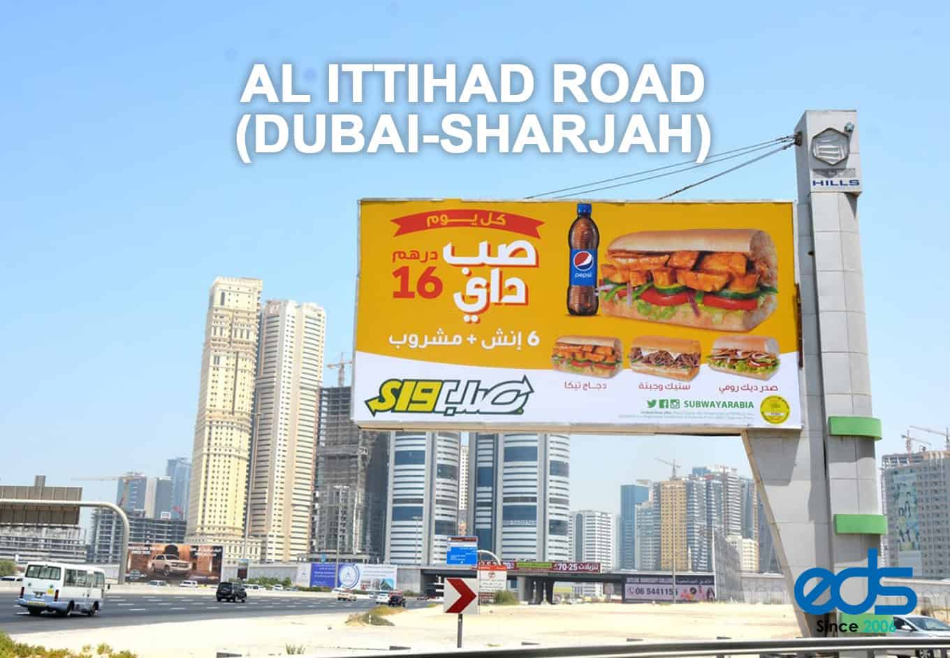 Effective Outdoor Advertising Solutions on Al Ittihad Road (Dubai-Sharjah)