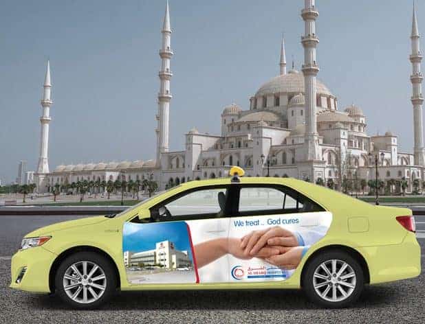 TAXI ADVERTISING IN FUJAIRAH