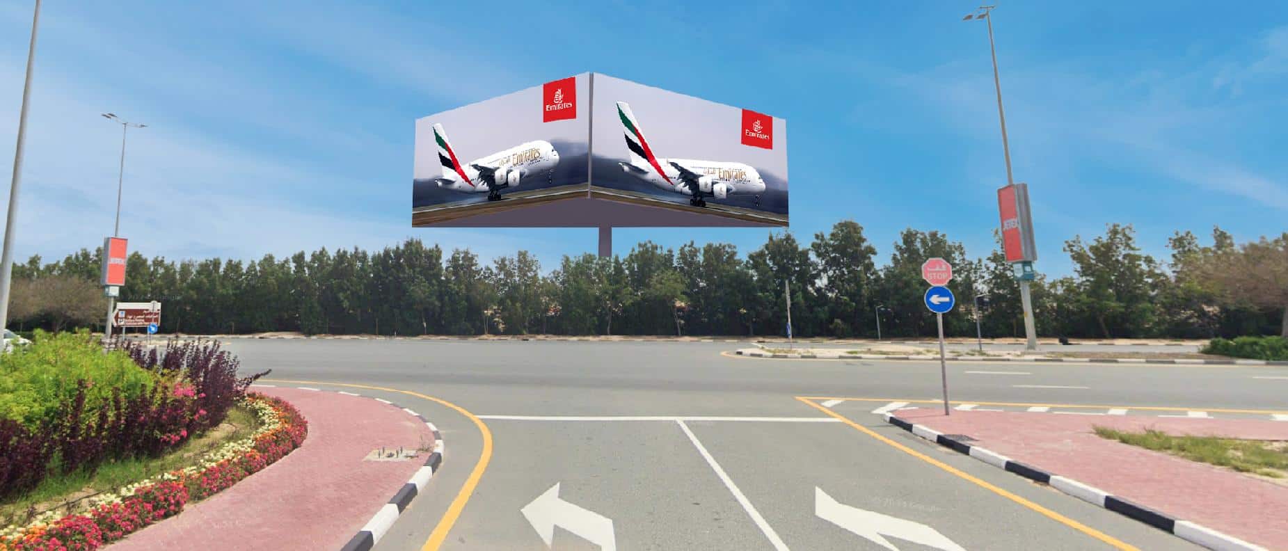 Dubai South Outdoor Advertising, Hoardings, Billboards, Lampposts