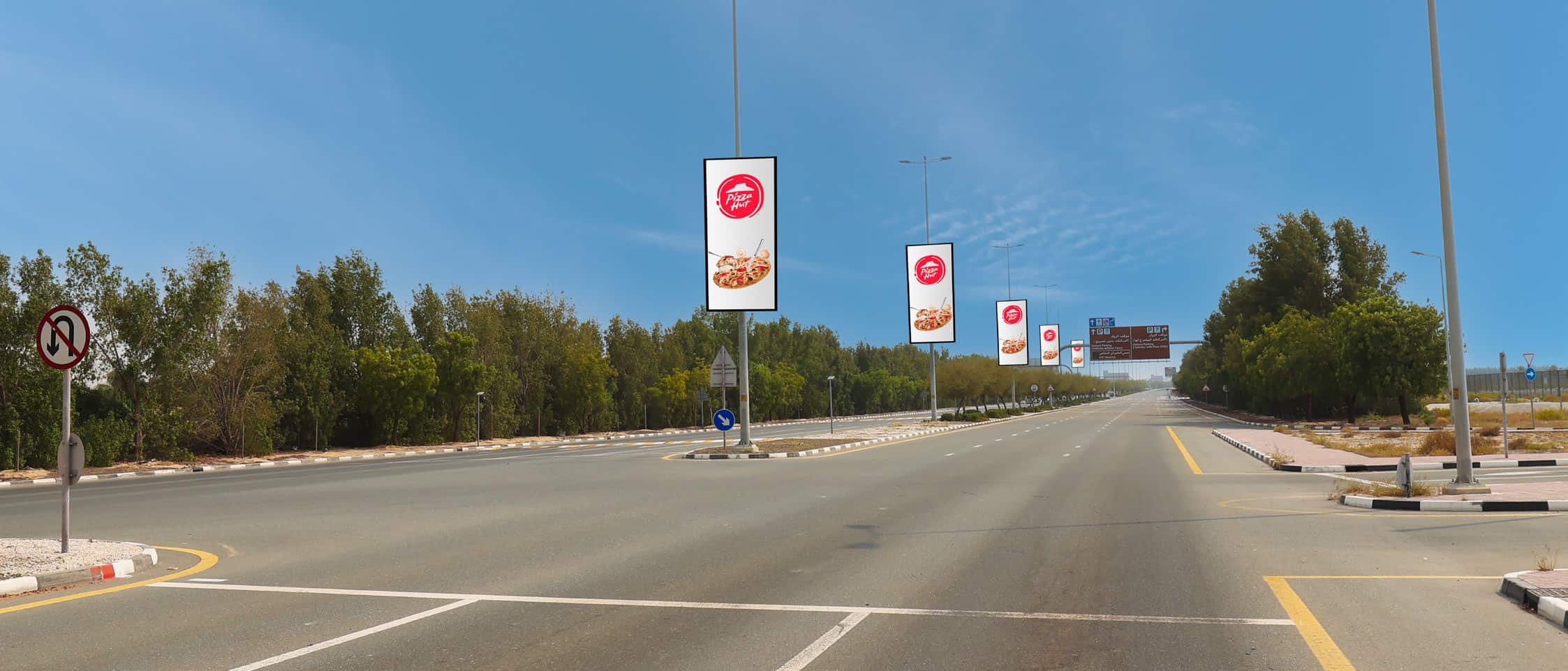 Dubai South Outdoor Advertising, Hoardings, Billboards, Lampposts