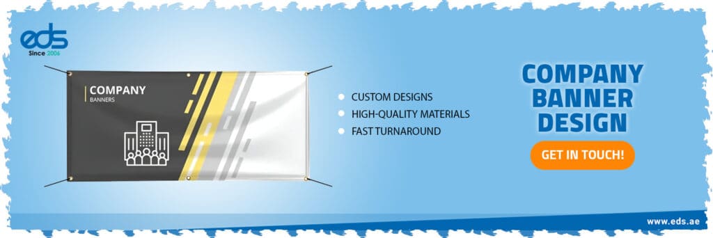 Professional Company Banner Design in Dubai, UAE