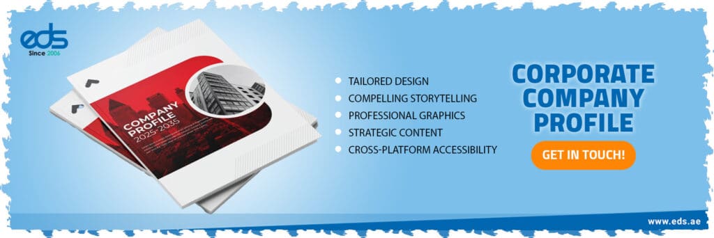 Corporate Company Profile Design Services in Dubai, UAE