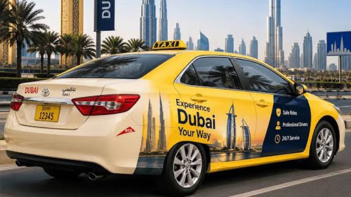 taxi advertising dubai uae