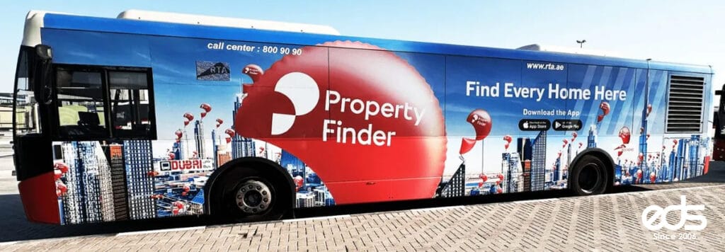 Bus Wrap Advertising in Dubai